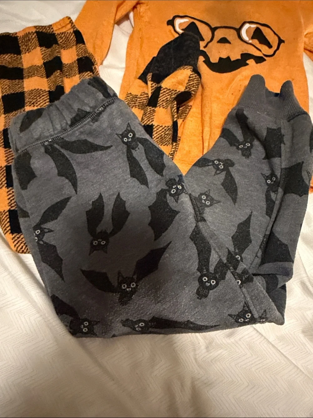 Kids Halloween Bundle Set - Black & Orange - 4T